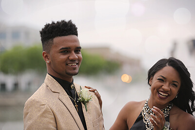 Photo of a prom in Detroit