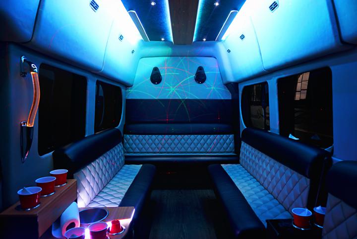 limo van and party bus rentals