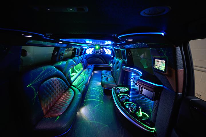 limousine detroit interior